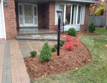 front entrance landscaping dunnville niagara hamilton burlington st anns